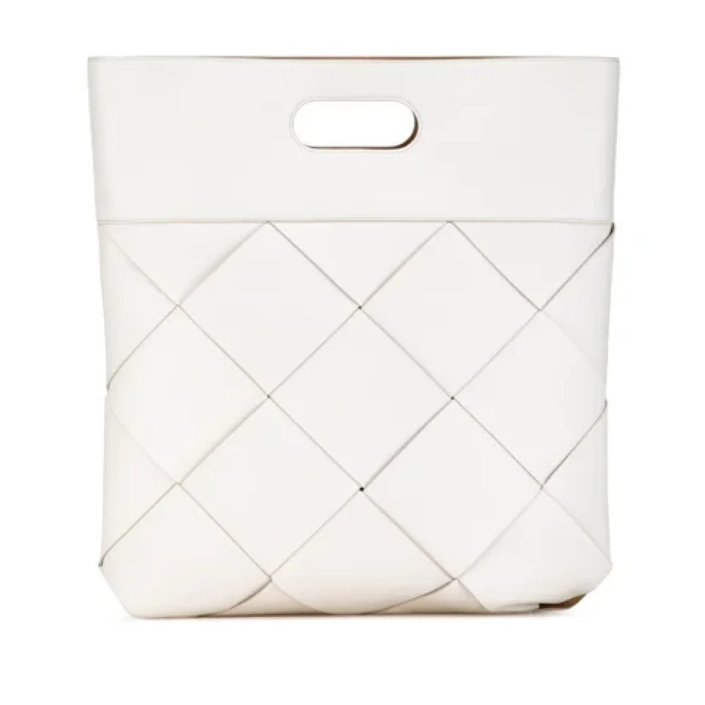 Bottega Veneta Vintage Pre-owned Leather handbags White Dames