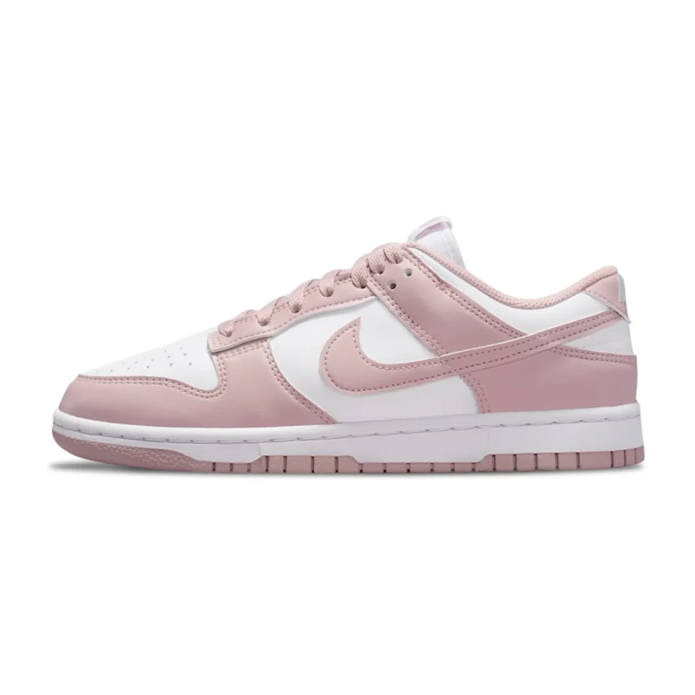Nike Dunk Low Trainers Pink & White, Size: 5 , Schuh - Image 4