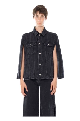 Candy Denim Poncho Jacket