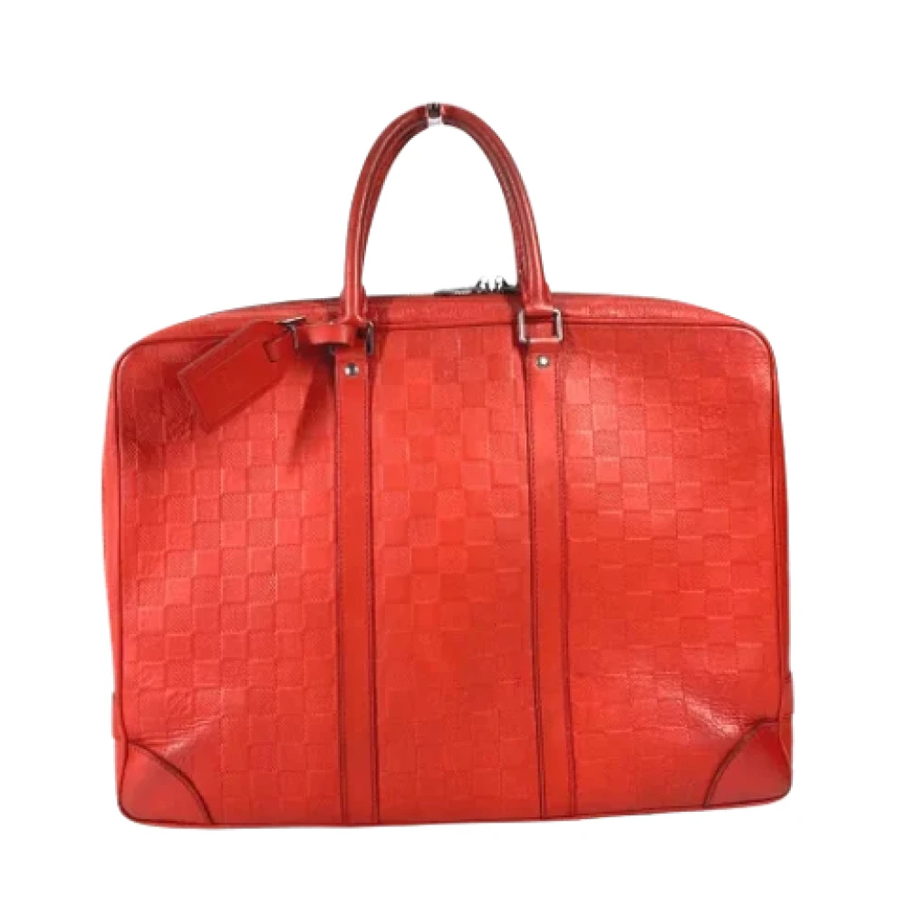 Louis Vuitton Vintage Pre-owned Fabric louis-vuitton-bags Red Heren