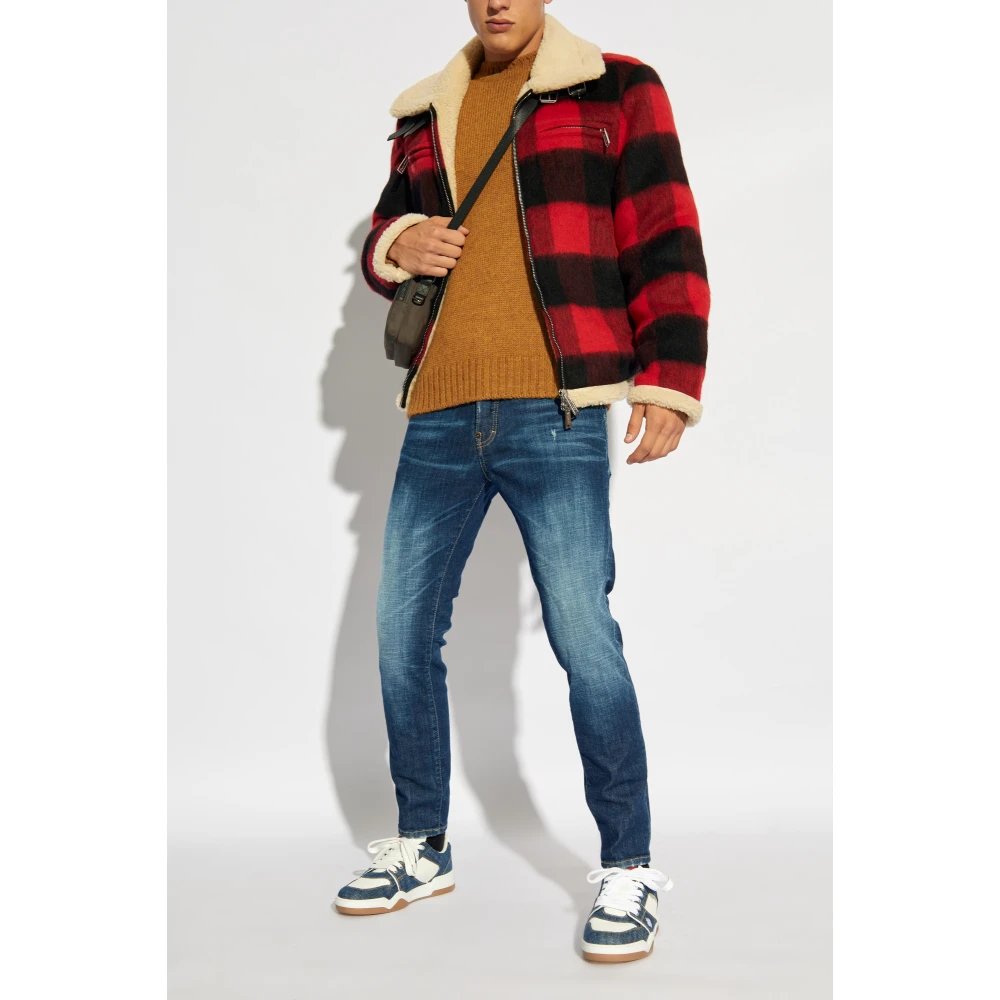 Dsquared2 Trui met logo Beige Heren