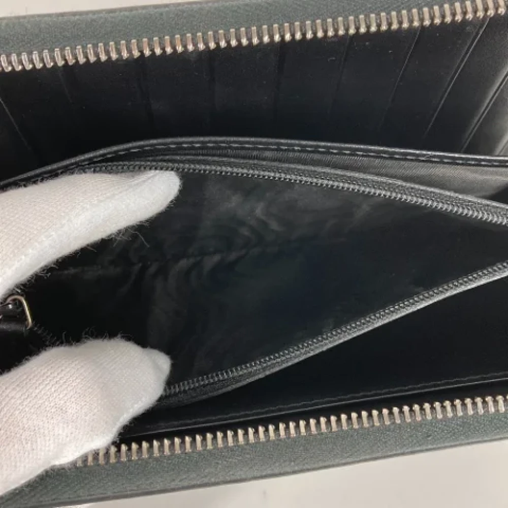 Gucci Vintage Pre-owned Leather wallets Black Heren