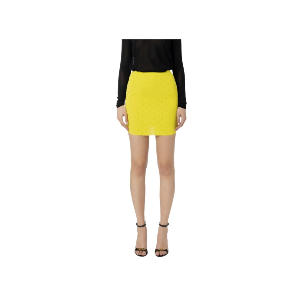 Elisabetta Franchi Short Skirts Yellow Dames