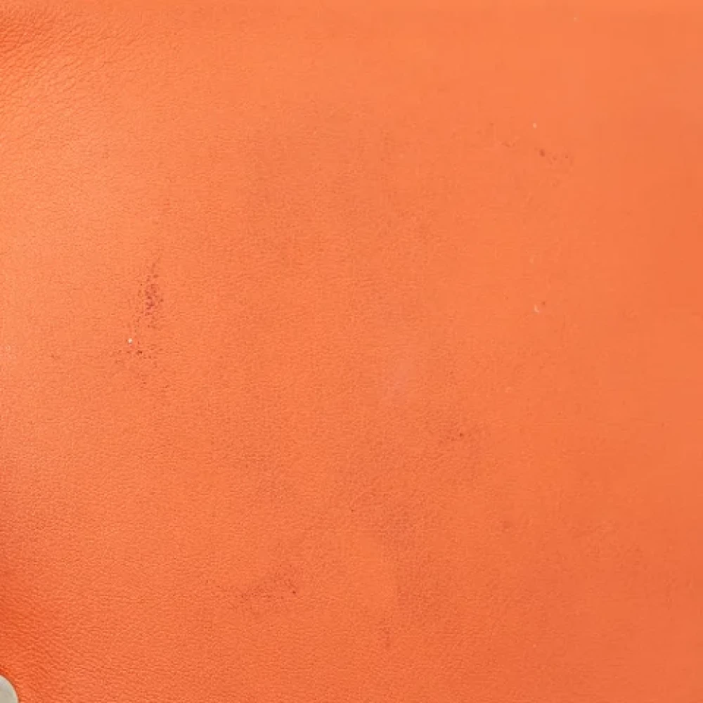 Dior Vintage Pre-owned Leather totes Orange Dames