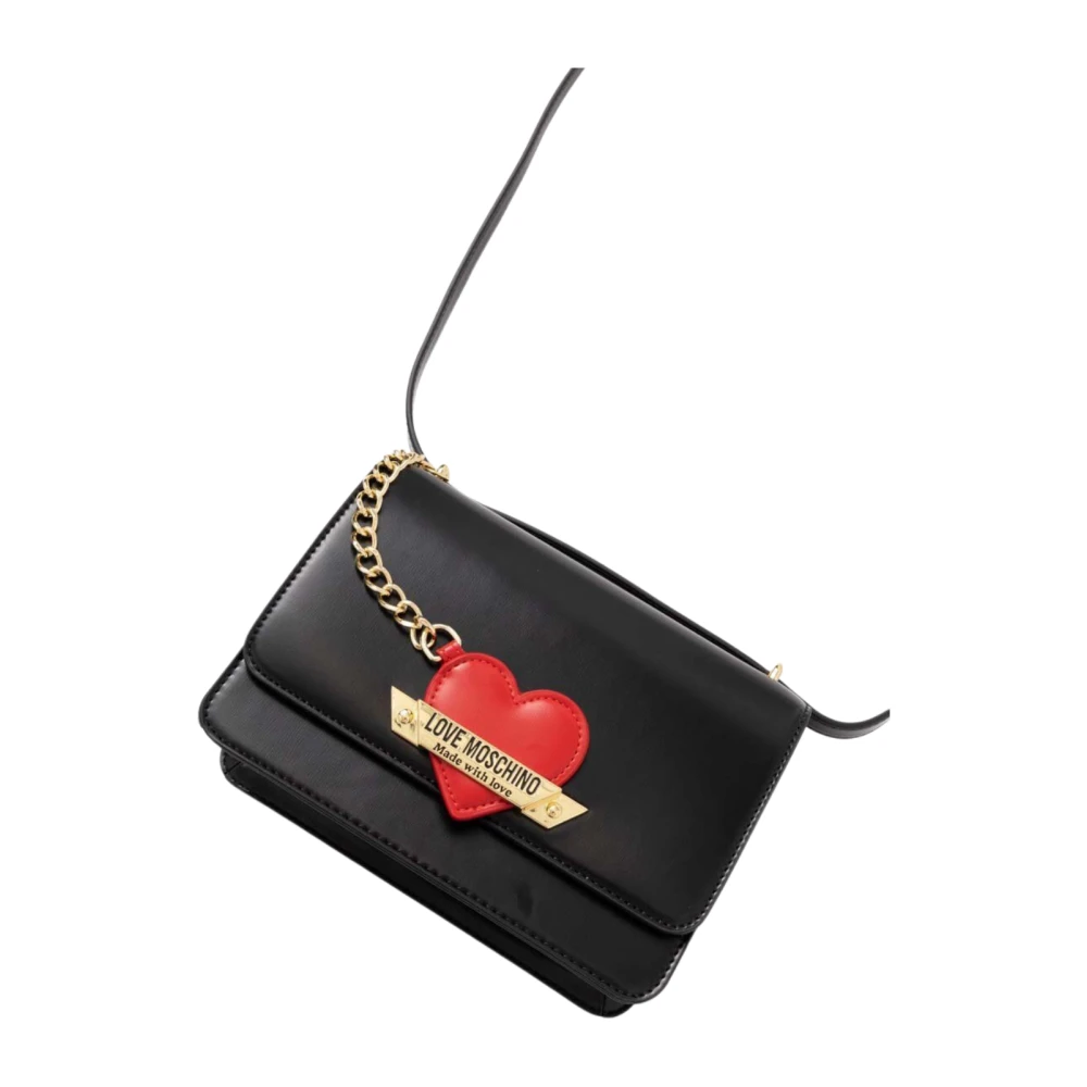 Love Moschino Zwarte PU Schoudertas Jc4139Pp1Llm Black Dames