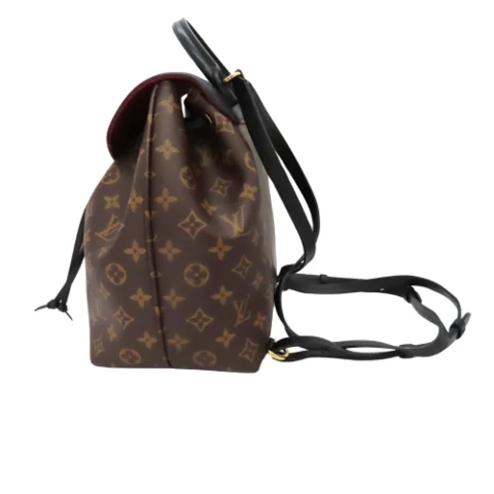 Louis Vuitton Vintage Pre-owned Canvas backpacks Brown Dames