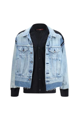Denimjacka med Cardigan
