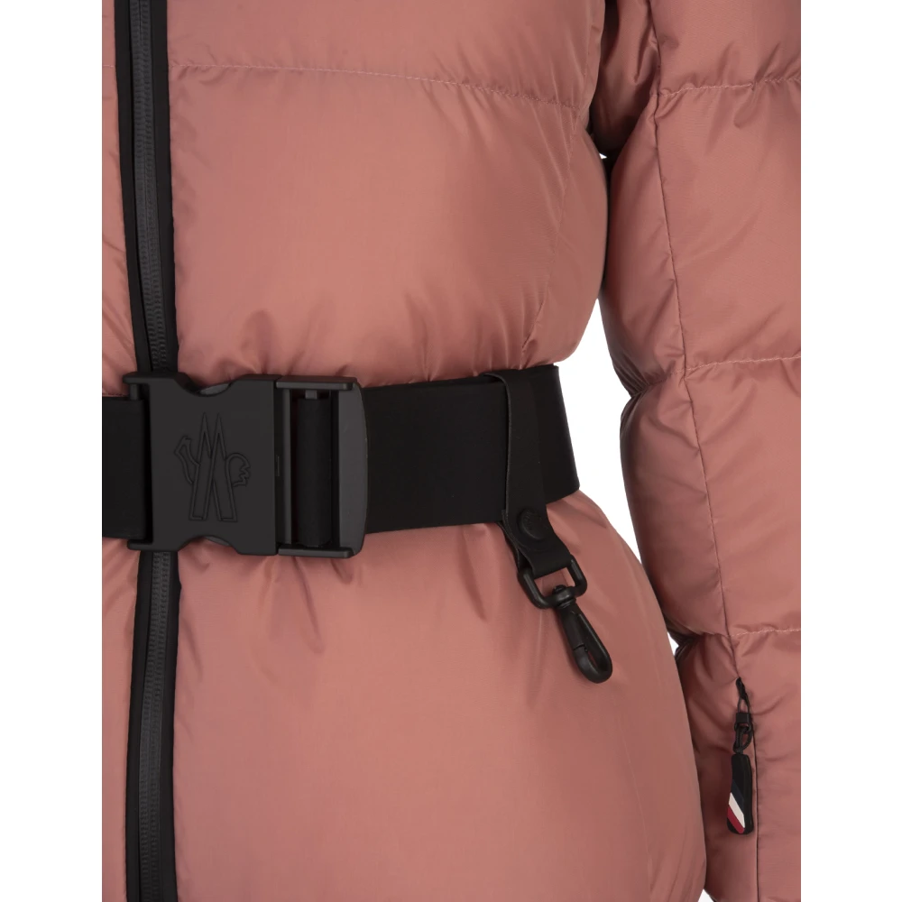 Moncler Roze Bouquetin Down Ski Jas Pink Dames