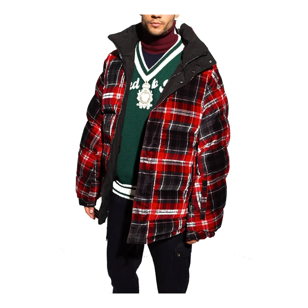 Dolce & Gabbana Omkeerbare Artastic Bomberjas Multicolor Heren