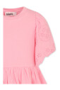 roze-casual-kortemouw-jurk