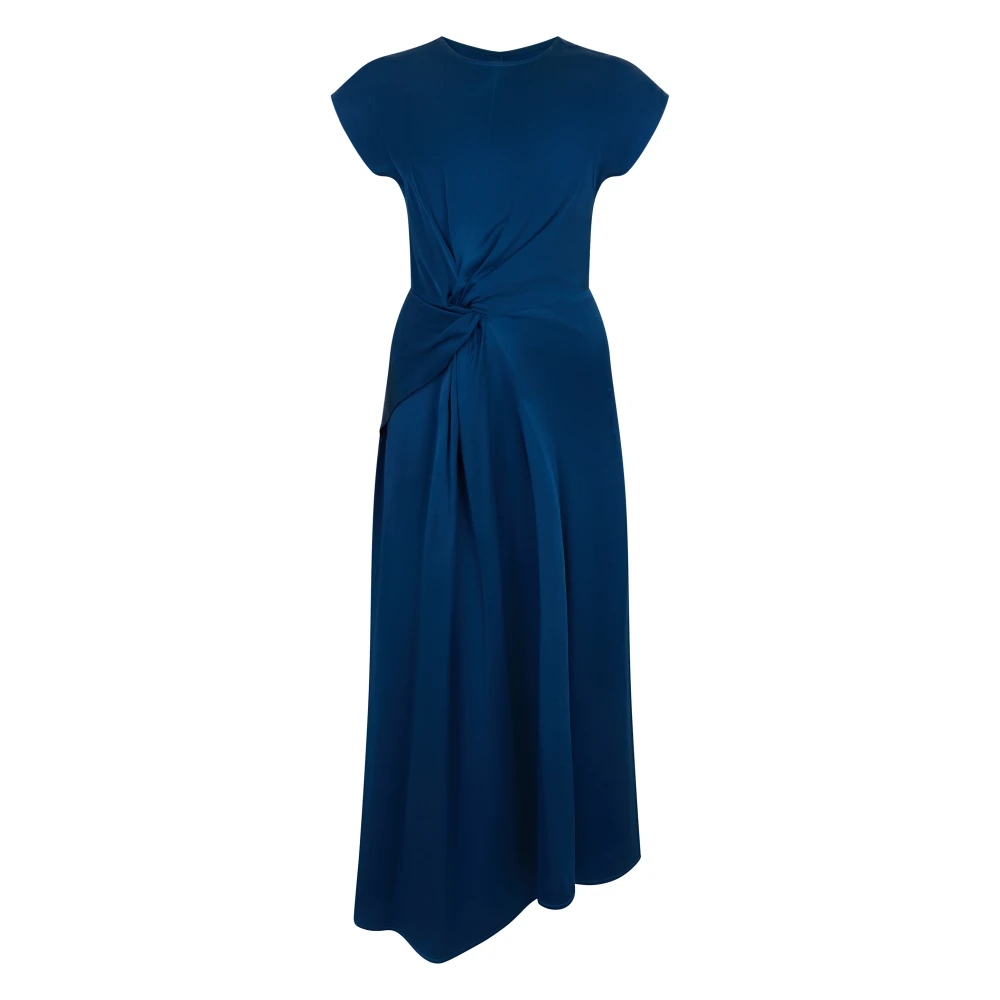 Victoria Beckham , Midi Dresses, Female, Blue, Xs, Midi Dress Aria