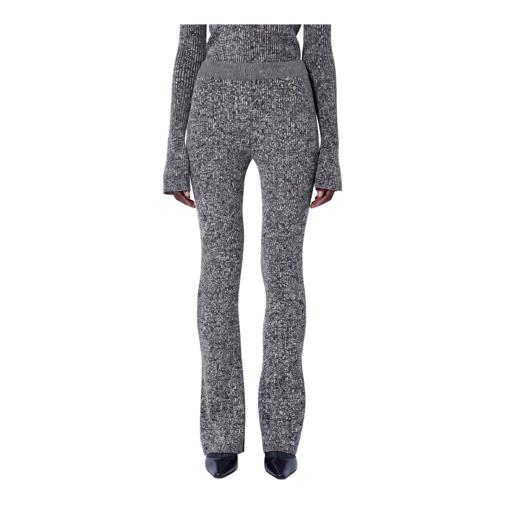 Sportmax Velo Wool Trousers - Female - Slim-Fit Trousers - Brown - M - Trousers