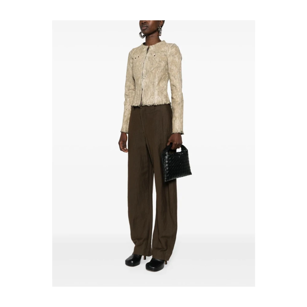 Bottega Veneta Elegante Venetiaanse Kalfleren Tassen Black Dames