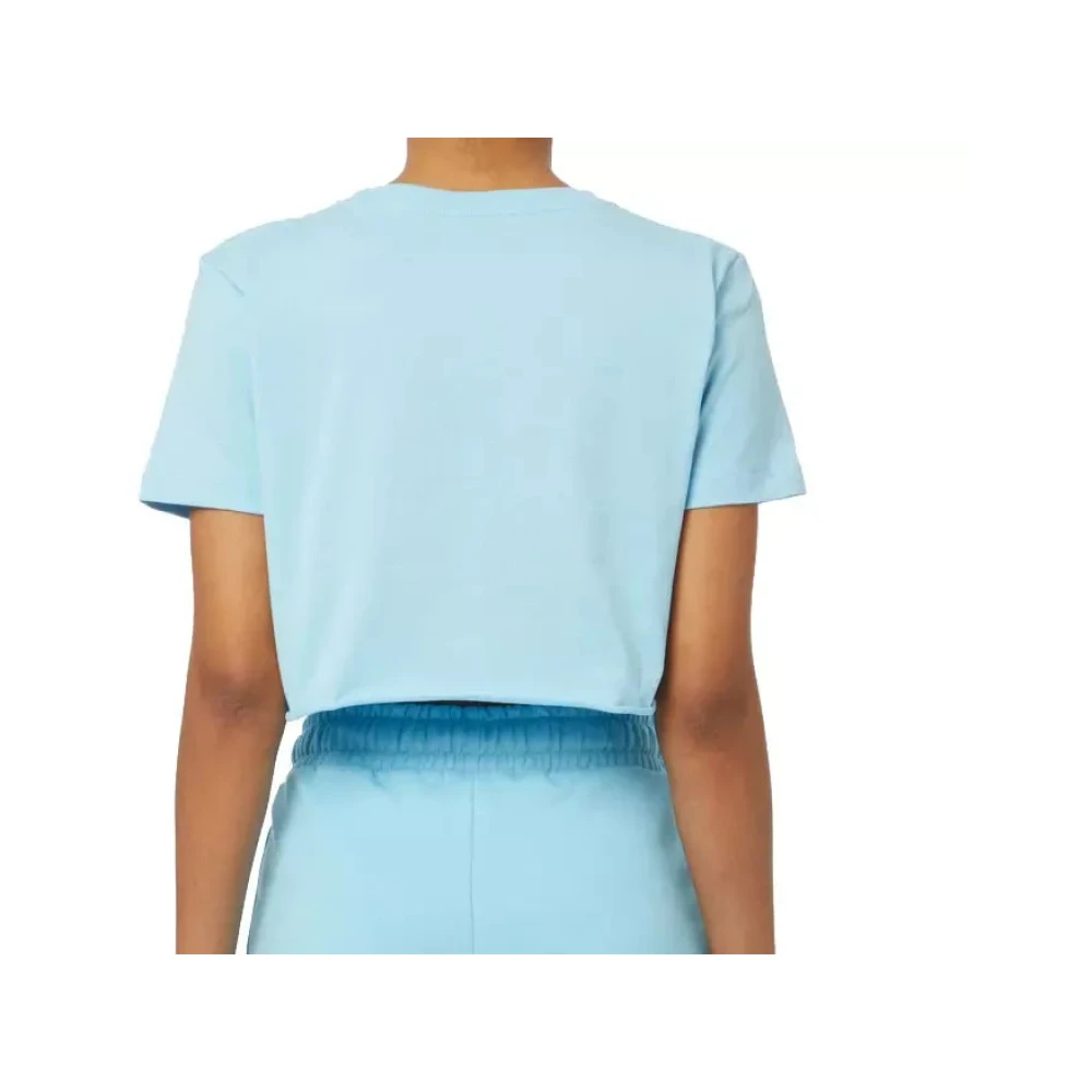 Hinnominate Light Blue Cotton Tops T-Shirt Blue Dames