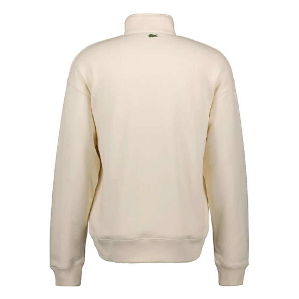 Lacoste Half zip sweatshirt White Heren