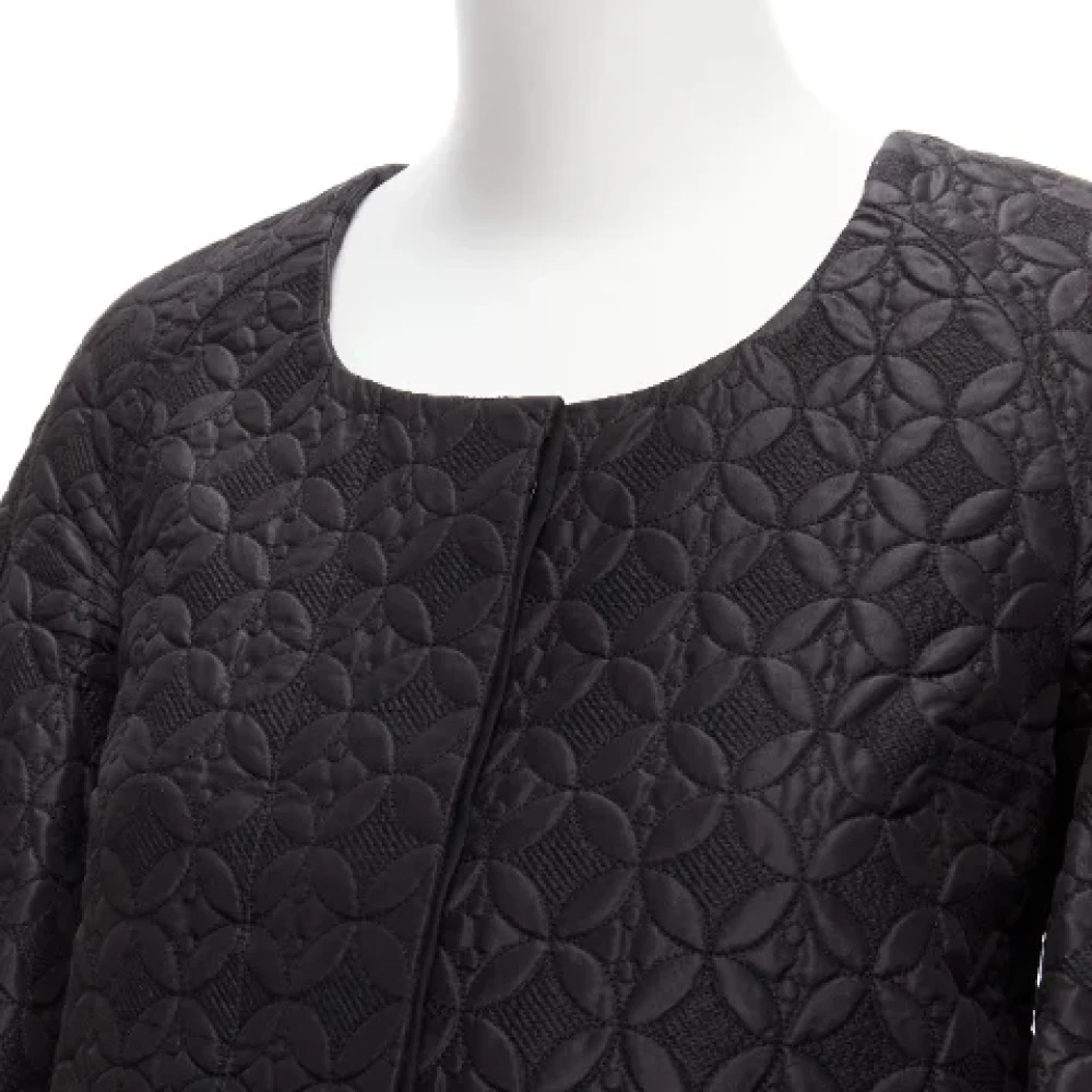 Chloé Pre-owned Cotton outerwear Black Dames