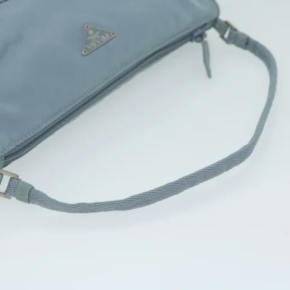 Prada Vintage Pre-owned Nylon prada-bags Blue Dames