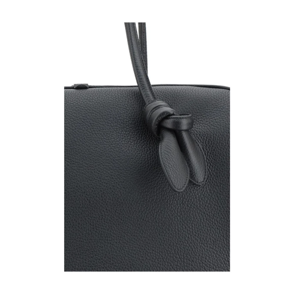Jacquemus Elegante leren schoudertas Black Heren