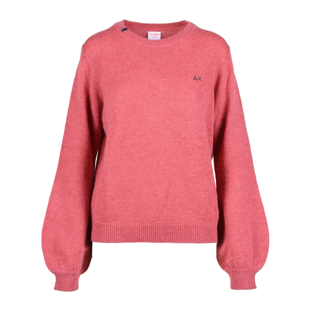 Sun68 Wolmix Alpaca Trui Pink Dames
