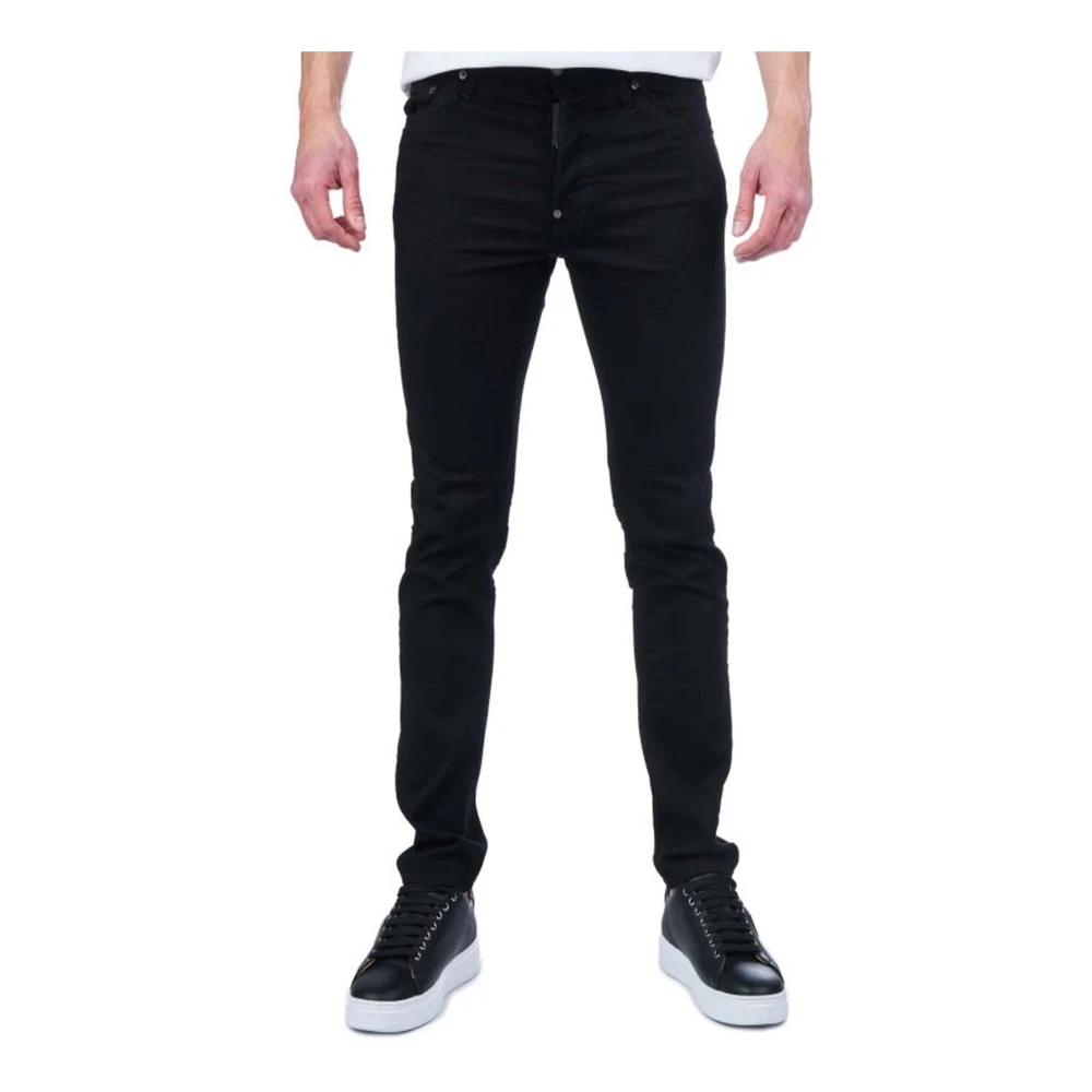 Dsquared2 Zwarte Jeans Ss22 Black Heren