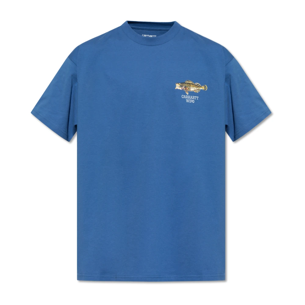 Carhartt WIP Bedrukt T-shirt Blue Heren