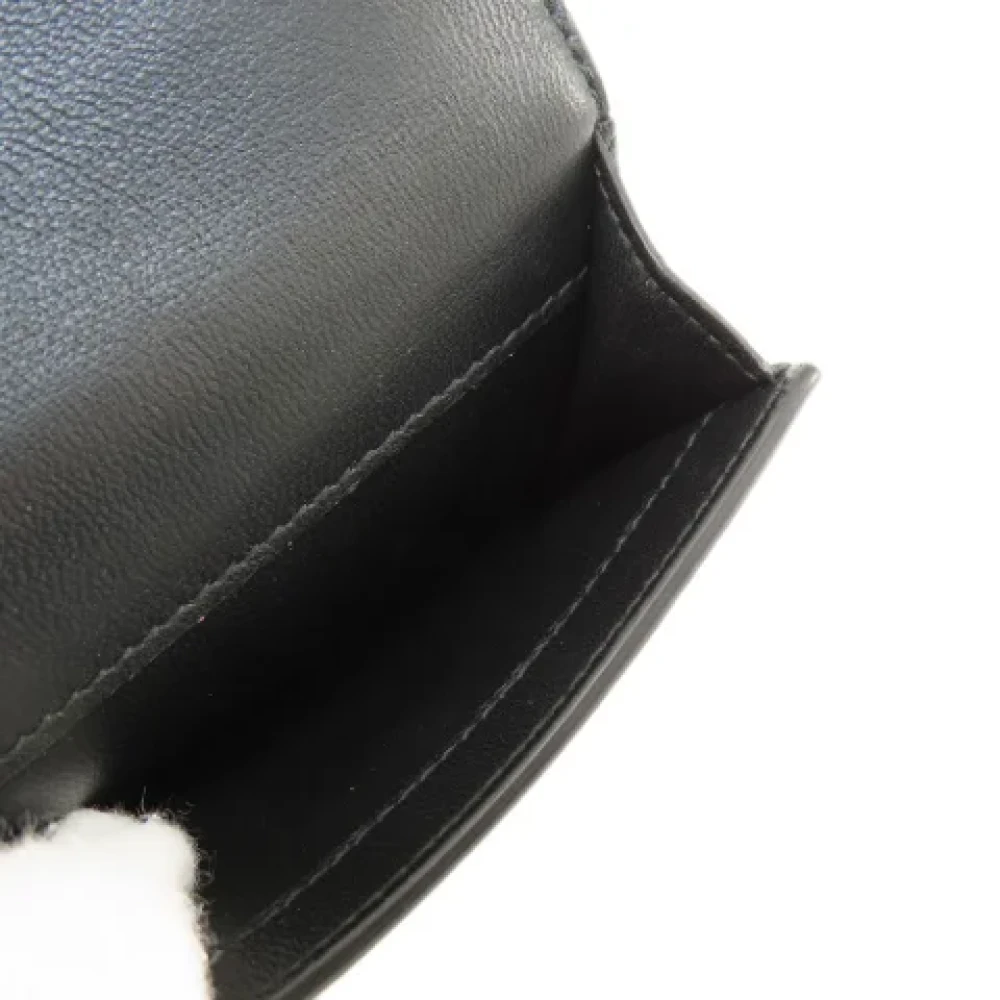 Bvlgari Vintage Pre-owned Leather wallets Black Dames