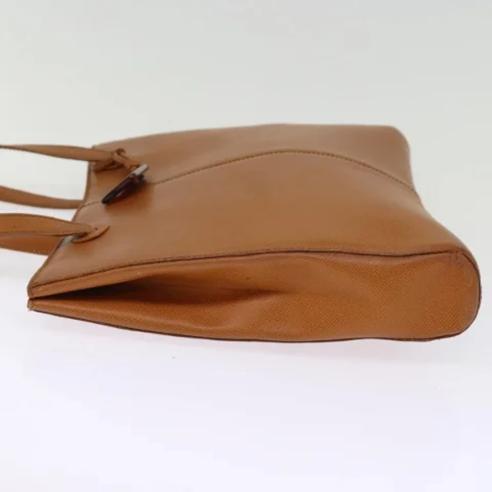 Chanel Vintage Pre-owned Leather totes Brown Dames