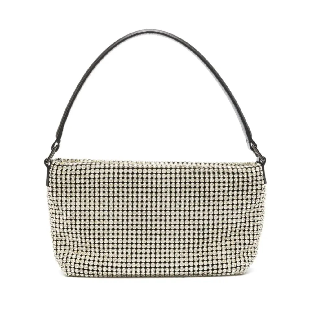 Self Portrait Champagne Diamante Hobo Tas Beige Dames