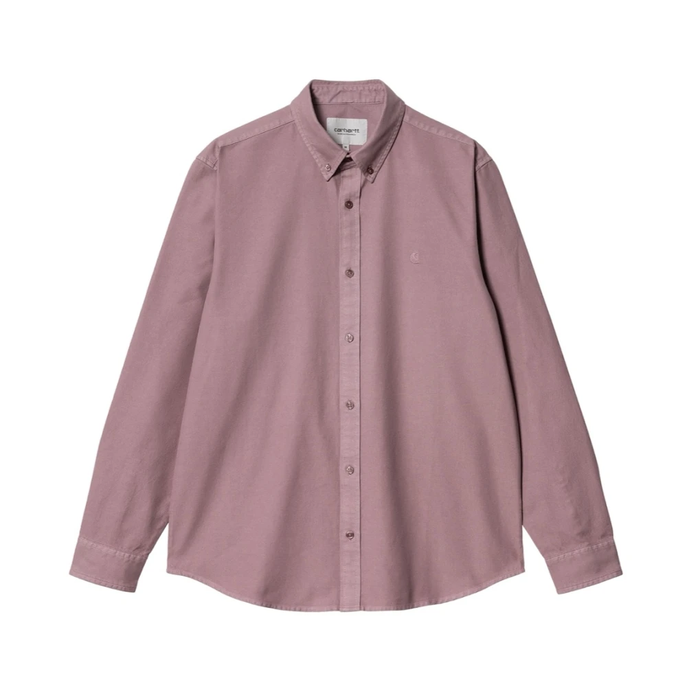 Carhartt WIP Bolton Overhemd van 100% katoen oxford Pink Heren
