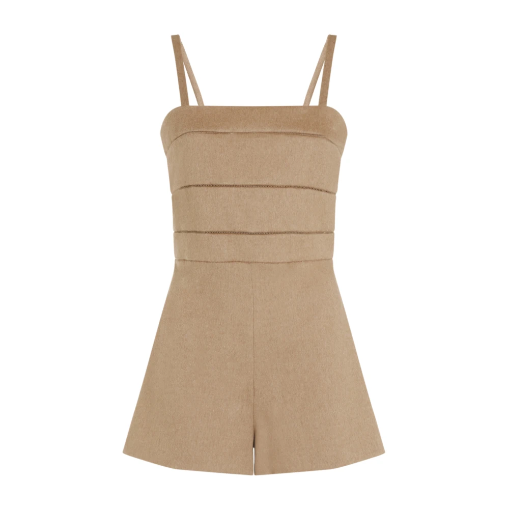 Max Mara Kameel Jumpsuit Brown Dames