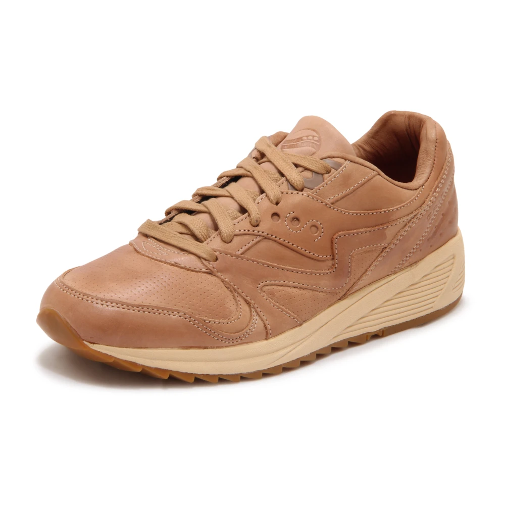 Saucony Grid 8000 Medium Schoenen Heren Schoenen Bruin