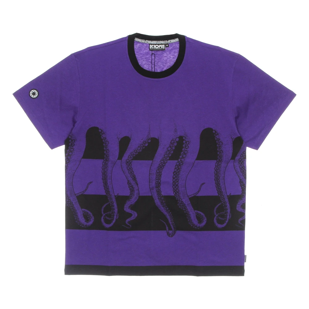 Octopus Paarse Fullback Tee Heren T-shirt Purple Heren