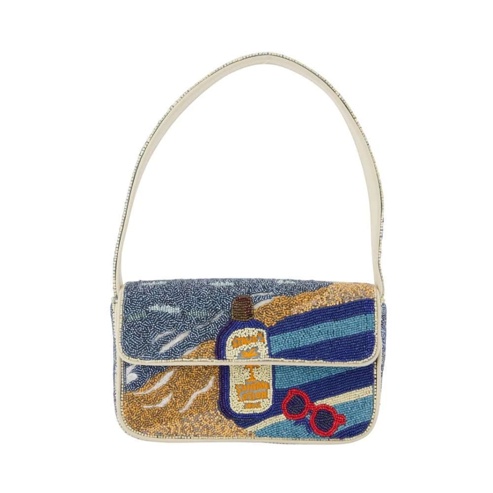 Staud Multicolor Tommy Beaded Shoulder Bag - Female - Shoulder Bags - One Size - Bags