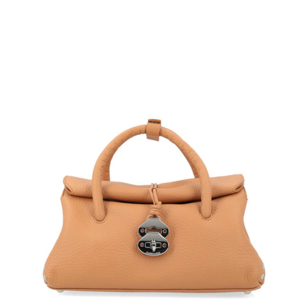 Zanellato Bruin Amaretto Centauro Leren Tas Brown Dames