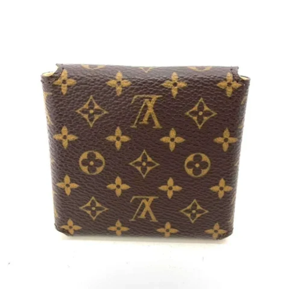 Louis Vuitton Vintage Pre-owned Leather home-office Black Dames