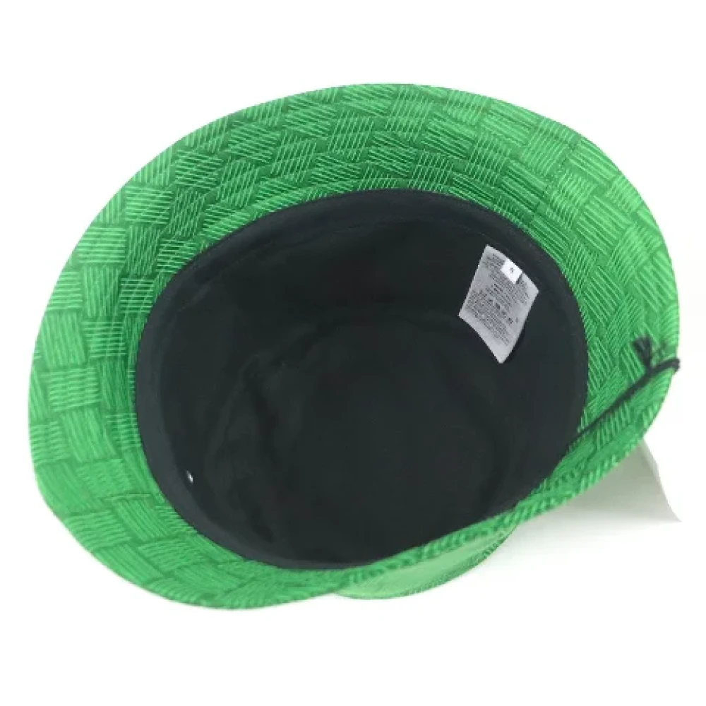 Bottega Veneta Vintage Pre-owned Canvas hats Green Heren