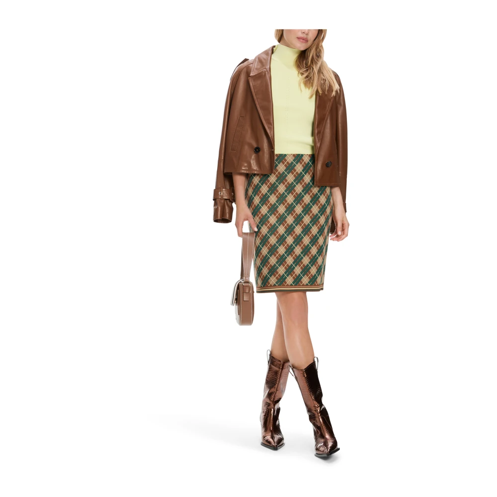 Marc Cain Gebreide argyle minirok gemaakt in Duitsland Multicolor Dames
