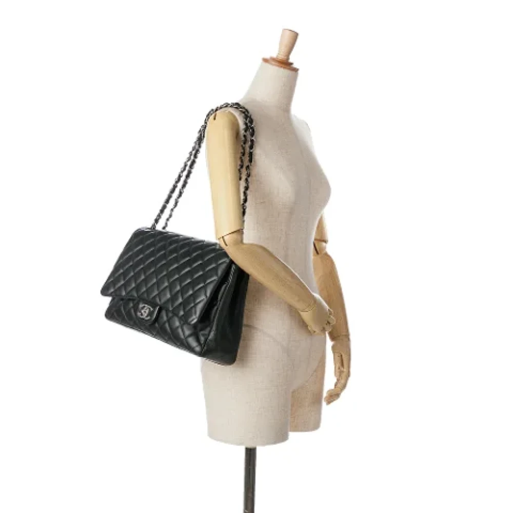 Chanel Vintage Pre-owned Leather chanel-bags Black Dames