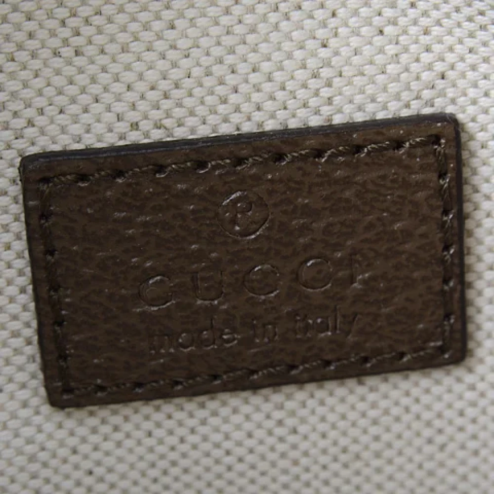 Gucci Vintage Pre-owned Canvas gucci-bags Beige Dames
