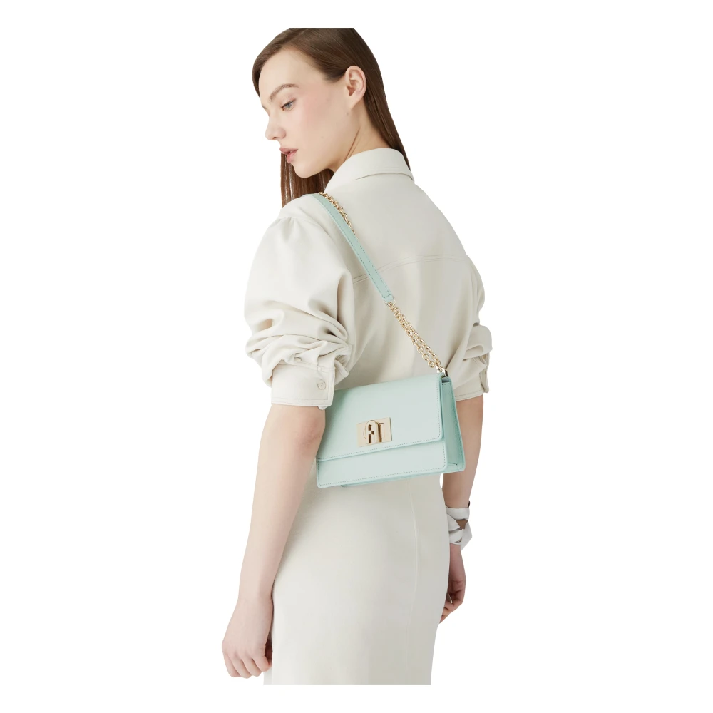 Furla 1927 Crossbody Tas Blue Dames