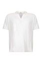 pull-a-manches-courtes-a-motif-diagonal-creme