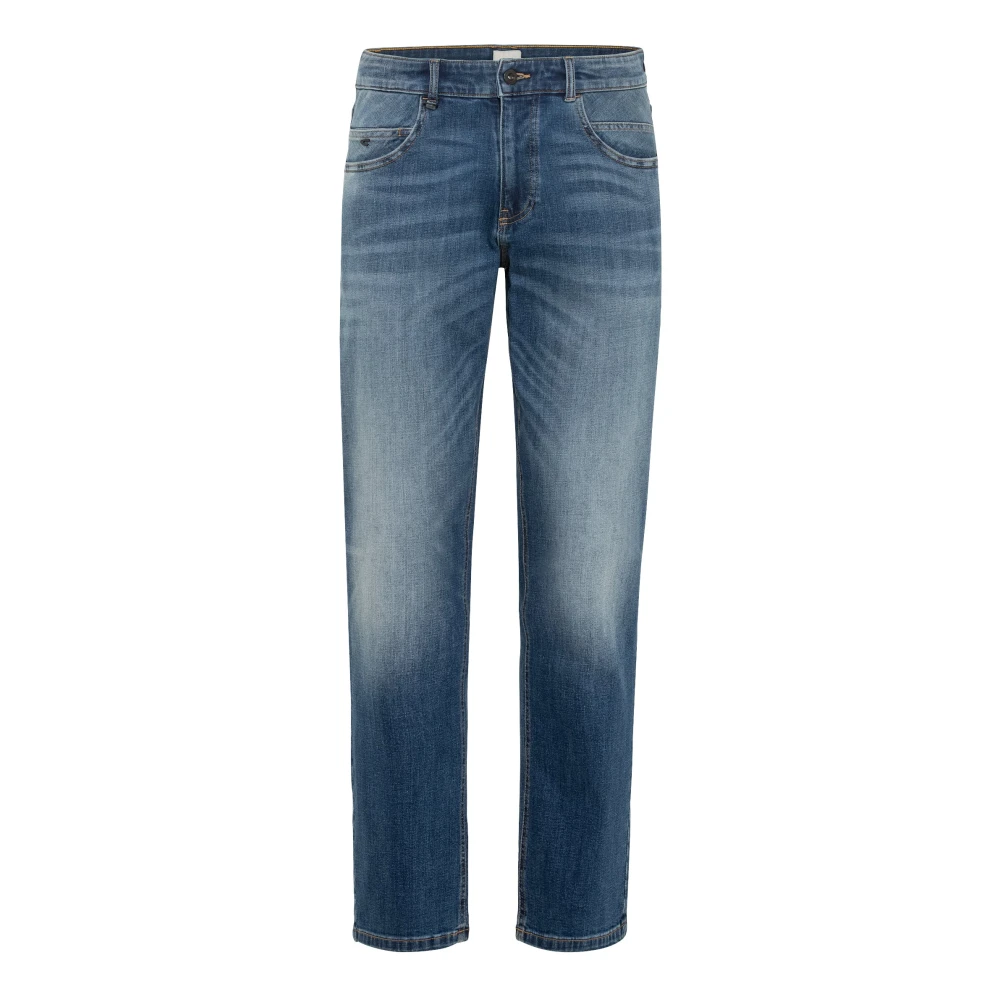 camel active Comfort Stretch Denim Jeans Blue Heren