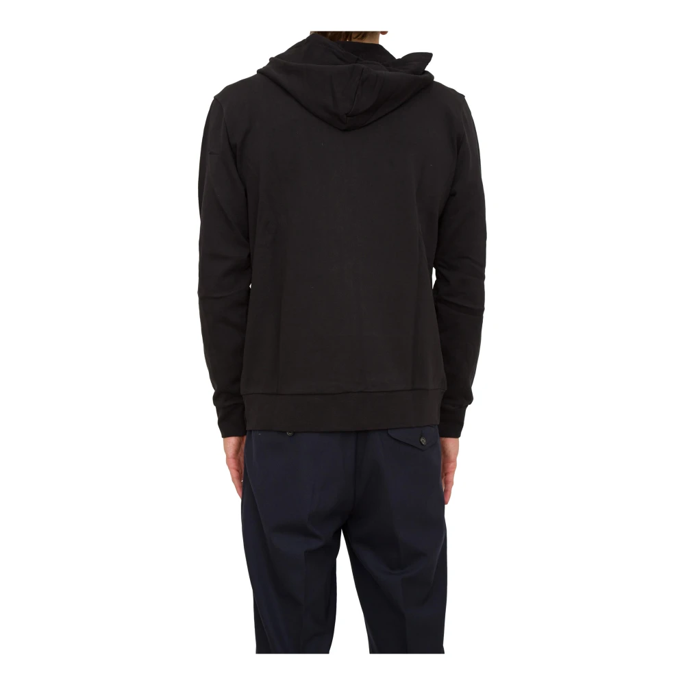 LA MARTINA Diagon Nero Full Zip Sweatshirt Black Heren