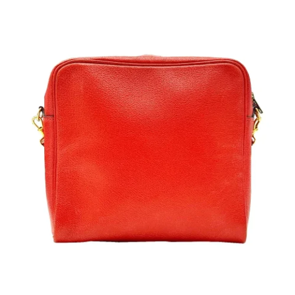 Hermès Vintage Pre-owned Fabric shoulder-bags Red Dames