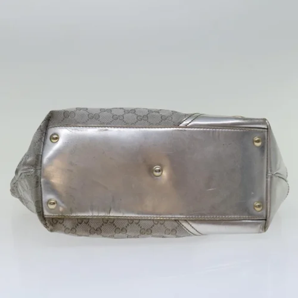 Gucci Vintage Pre-owned Canvas totes Gray Dames