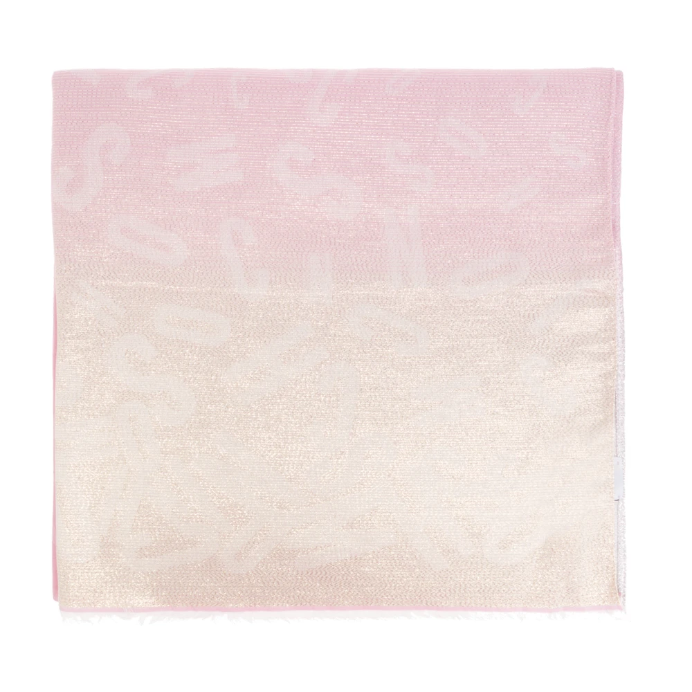 Moschino Sjaal met Lurex-draad Pink Unisex