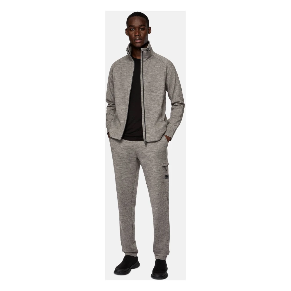Boggi Milano Lichtgewicht Scuba Broek van Wolmix Gray Heren