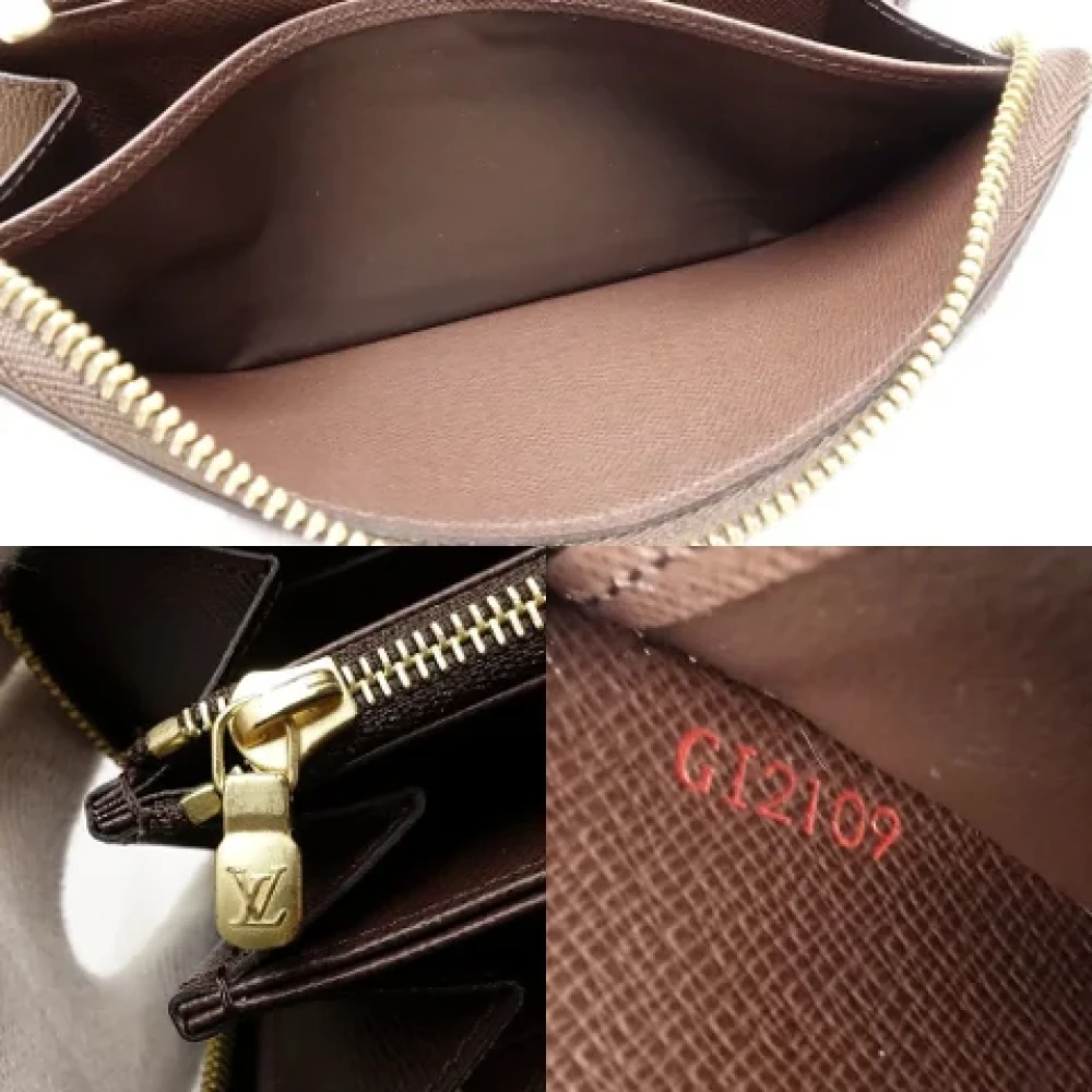 Louis Vuitton Vintage Pre-owned Canvas wallets Brown Dames