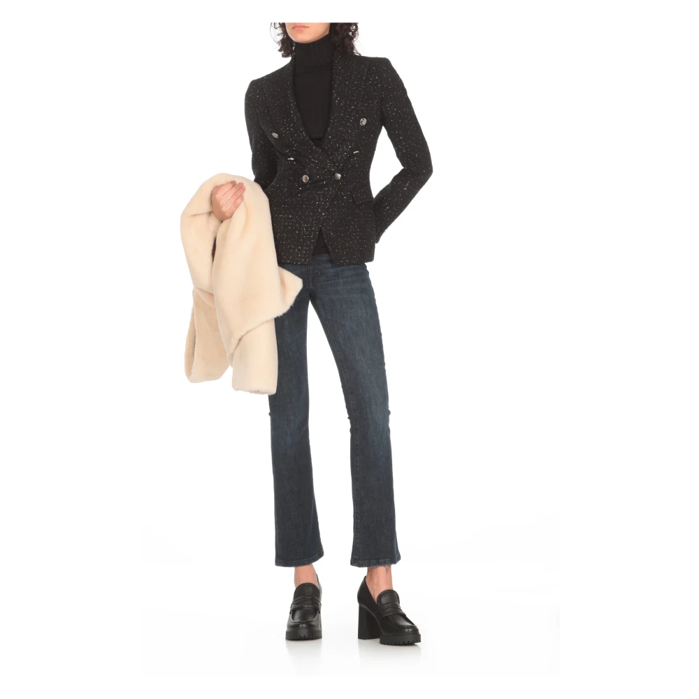 Tagliatore Jassen Zwart Black Dames