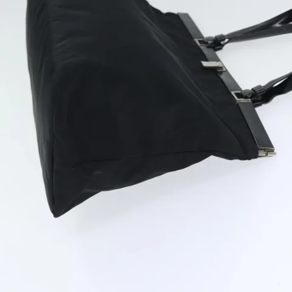 Prada Vintage Pre-owned Nylon prada-bags Black Dames